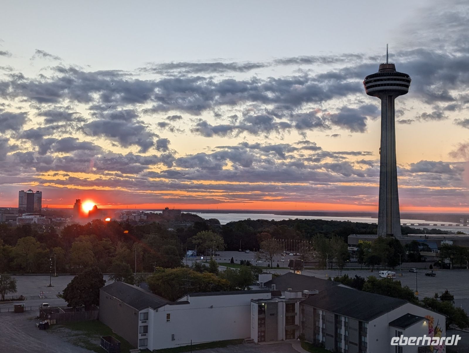 Sonnenaufgang vom Hotel