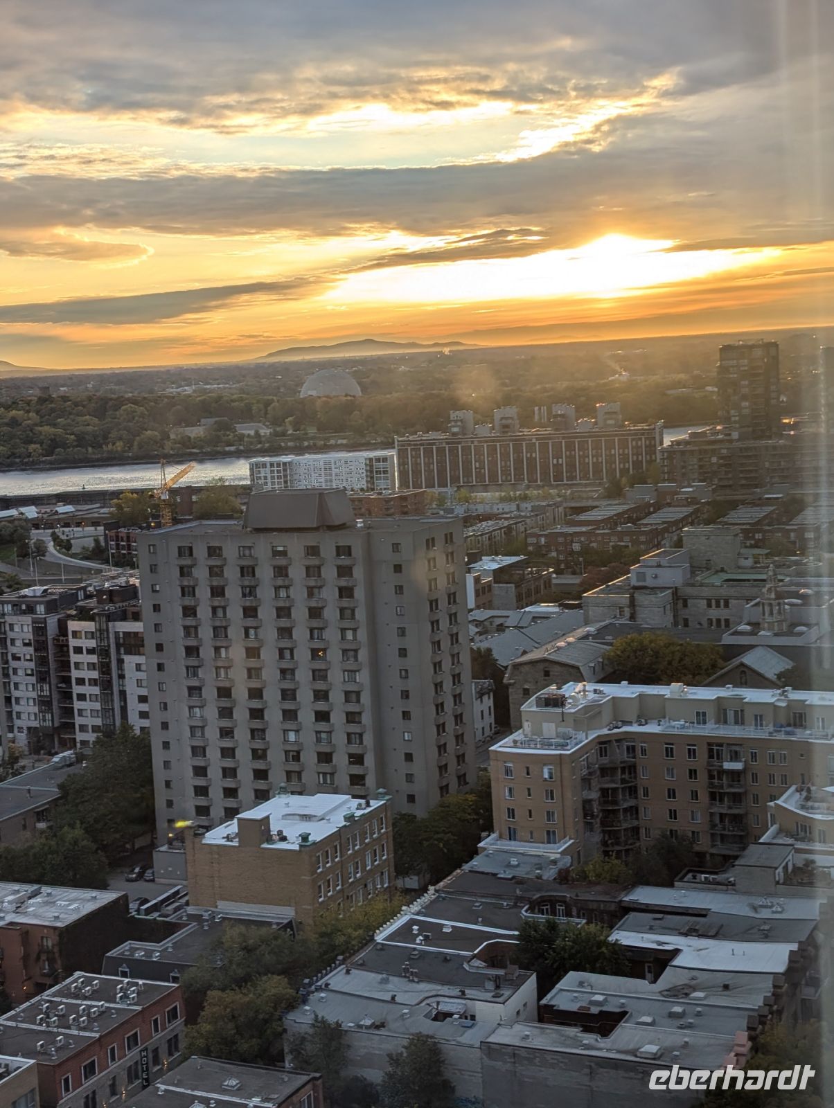 Blick vom Hotel in Montreal