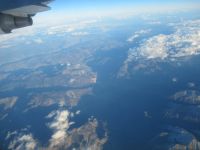 und noch mal die Berge - Flug von Vancouver nach Frankfurt - Kanada