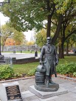 Staue von Alfred Laliberté zu 225ten Jahrestag des Parlaments von Quebec, Kanada