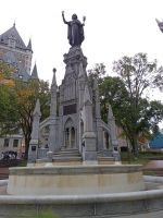 Fontaine Monument de la Foi, Denkmal des Glaubens - Quebec, Kanada