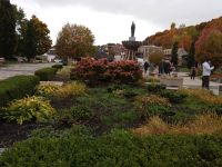 Vor der Basilika Sainte-Anne-de-Beaupré - Provinz Quebec, Kanada