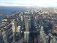 Ausblicke von CN Tower - Toronto, Kanada