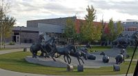 Die Pferde Statuen - Erinnerung an Cowboy-Kultur, Calgary, Kanada