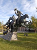 Die Pferde Statuen - Erinnerung an Cowboy-Kultur, Calgary, Kanada