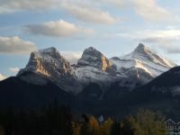 Drei Schwester in Rocky Mountains -  Alberta, Kanada