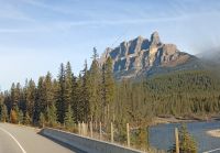 Blick auf Castle Mountains - Rocky Mountains, Kanada