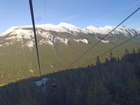 Blick von der Seilbahn - Banff Gonodolla, Kanada