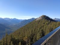 Ausblicke von der Bergstation Sulphur Mountain  - Kanada