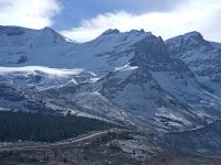 Mount Athabasca - Aussicht von der Fahrt zu Gletscher - Jasper Nationalpark, Kanada