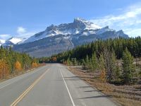 Auf der Rückfahrt - Bergkulisse der Rocky Montains - Kanada