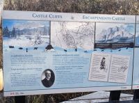 Castle Mountain in Rocky Mountains, Kanada