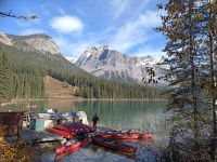 Die Boote auf Emerald Lake - Kanada