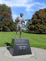 Die Statue von Terry Fox in Viktoria - Vancouver Island - Kanada