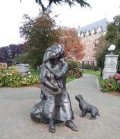 Statue zu Ehren von Emily Carr - Viktoria - Vancouver Island - Kanada