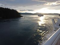 Überfahrt zurück nach Vancouver - Kanada