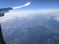 Über den Rockies - Flug von Vancouver - Kanada