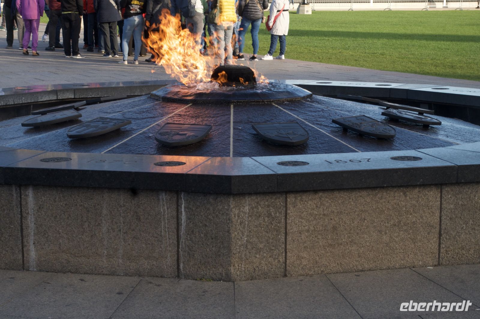 Ewige Flamme vor dem Parlament in Ottawa