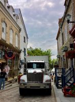 Der Lastwagen in der Altstadt