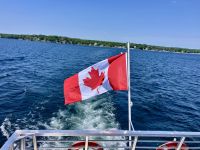 Auf dem Schiff in 1000 Islands