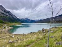 Medicine Lake auf dem Weg zu Maligne See bei Jasper