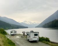 Campen bei Duffey Lake