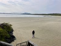 An der Westkueste Kanadas am Wickanninish Beach