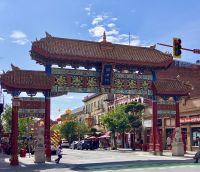 Eingangsportal in das 2.aelteste Chinatown. Victoria