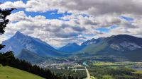 Mount Norquay Lookout, Blick auf Banff 