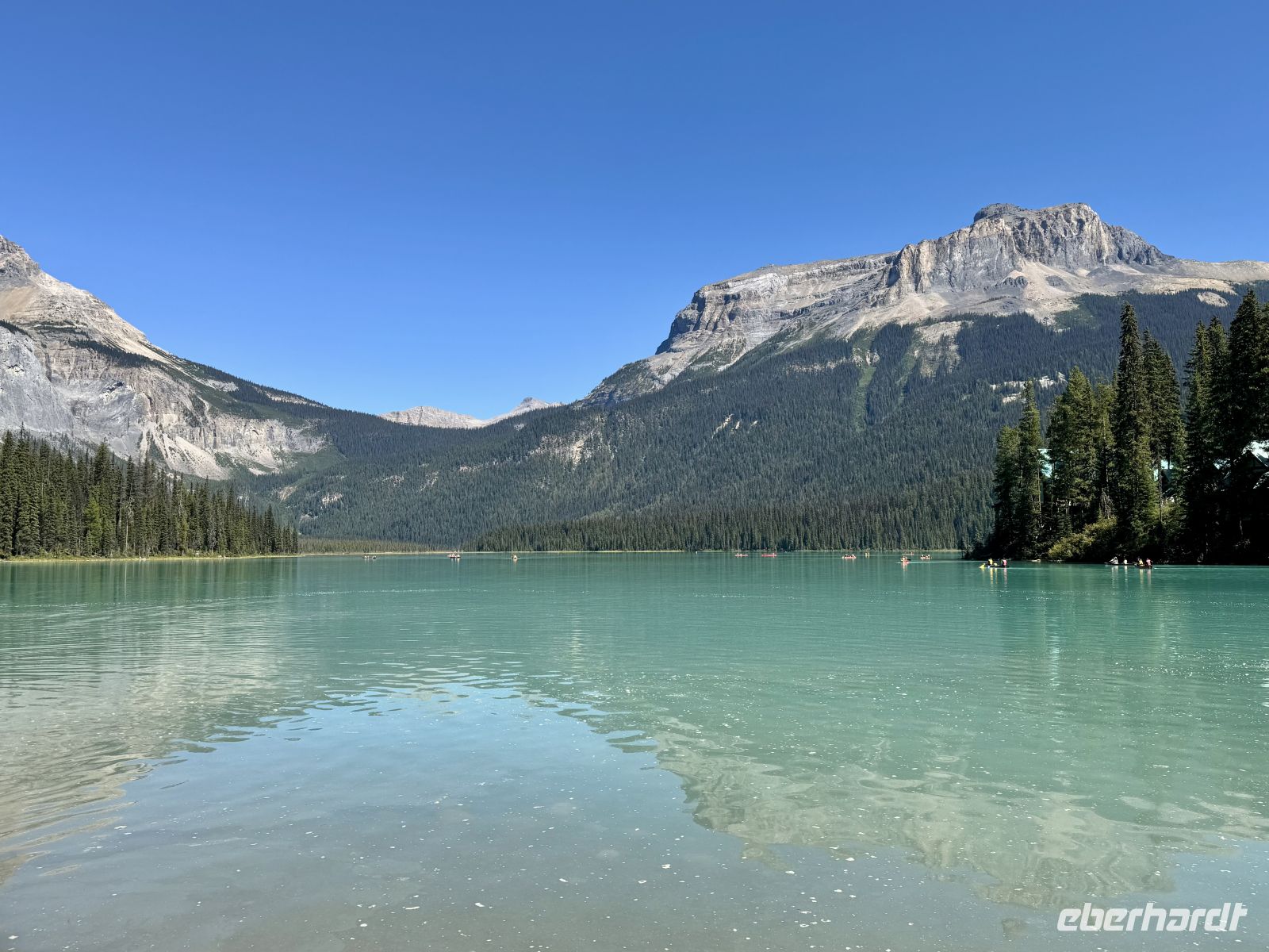 2. Tag – Calgary bis Banff – Yoho-Nationalpark – Aufenthalt am Emerald Lake