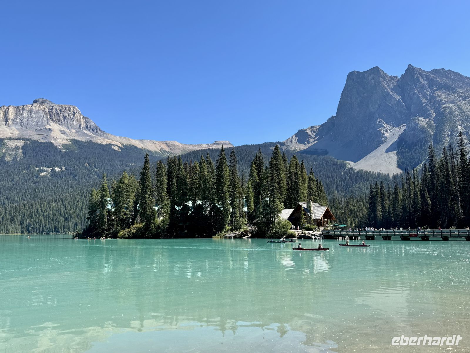 2. Tag – Calgary bis Banff – Yoho-Nationalpark – Aufenthalt am Emerald Lake