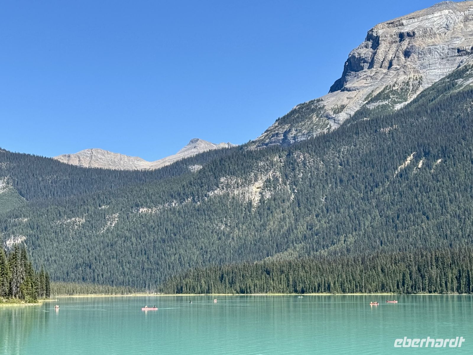 2. Tag – Calgary bis Banff – Yoho-Nationalpark – Aufenthalt am Emerald Lake