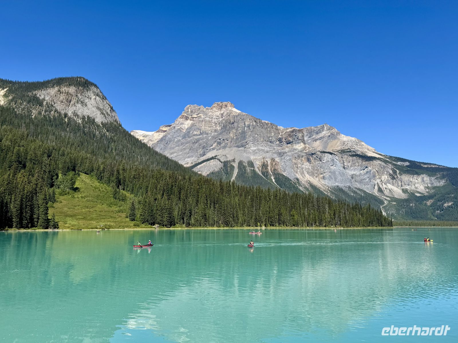 2. Tag – Calgary bis Banff – Yoho-Nationalpark – Aufenthalt am Emerald Lake