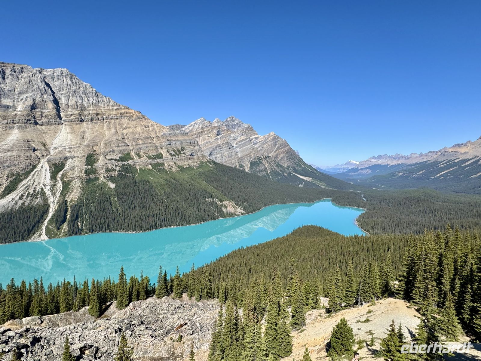 3. Tag – Banff bis Jasper – Icefields Parkway – Peyto Lake
