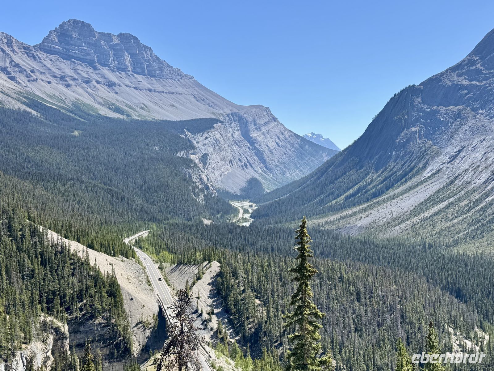 3. Tag – Banff bis Jasper – Icefields Parkway – Aussichtspunkt am Big Bend