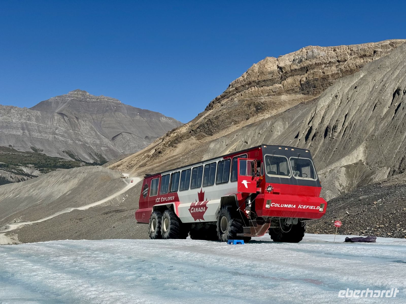 3. Tag – Banff bis Jasper – Icefields Parkway – Auf dem Athabasca Glacier