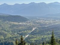 5. Tag – Jasper bis Prince George – Blick auf Jasper von der Talstation der Jasper Skytram