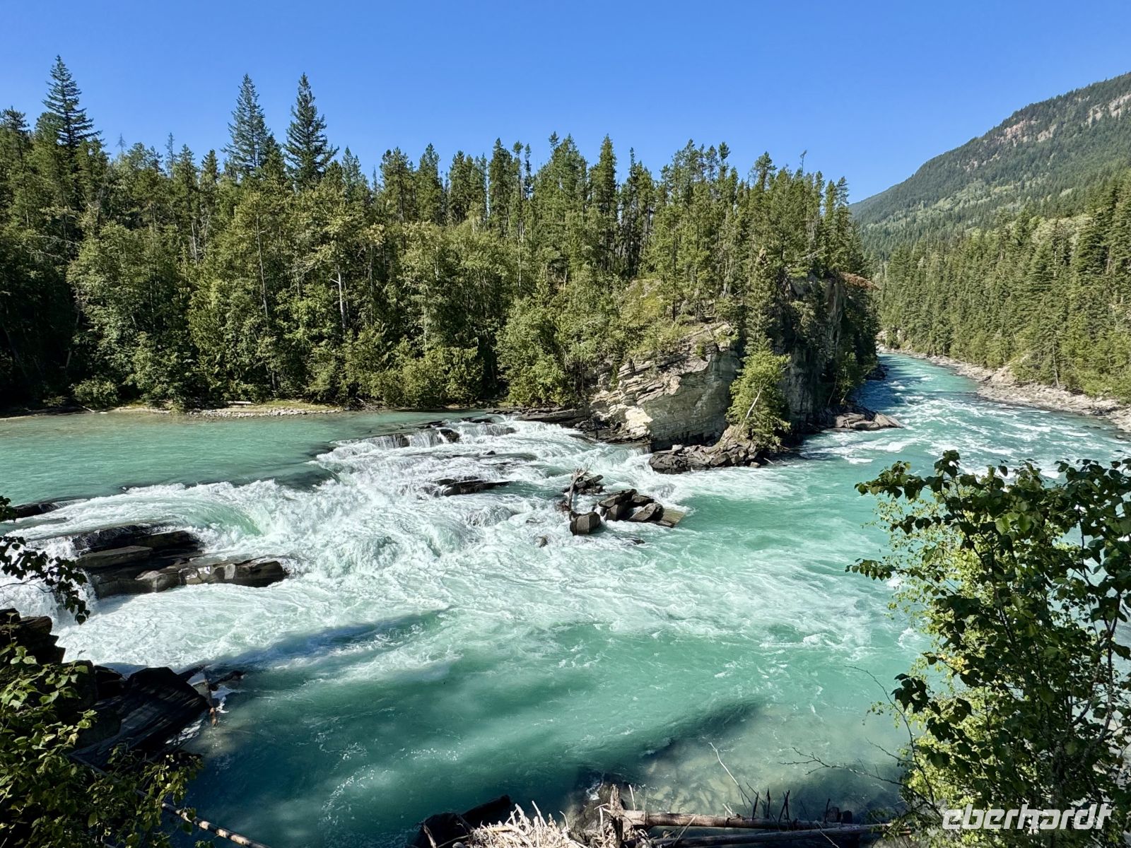 5. Tag – Jasper bis Prince George – Spaziergang zu den Rearguard Falls