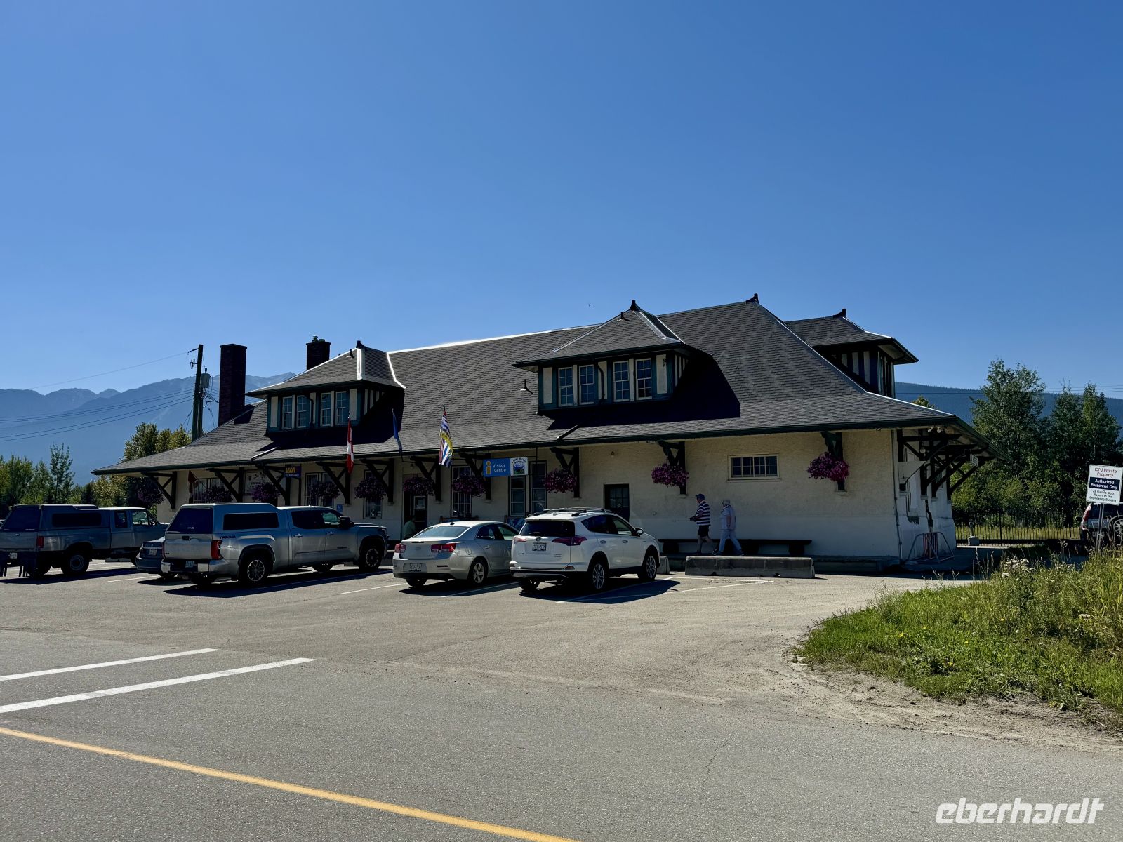 5. Tag – Jasper bis Prince George – Historischer Bahnhof von McBride