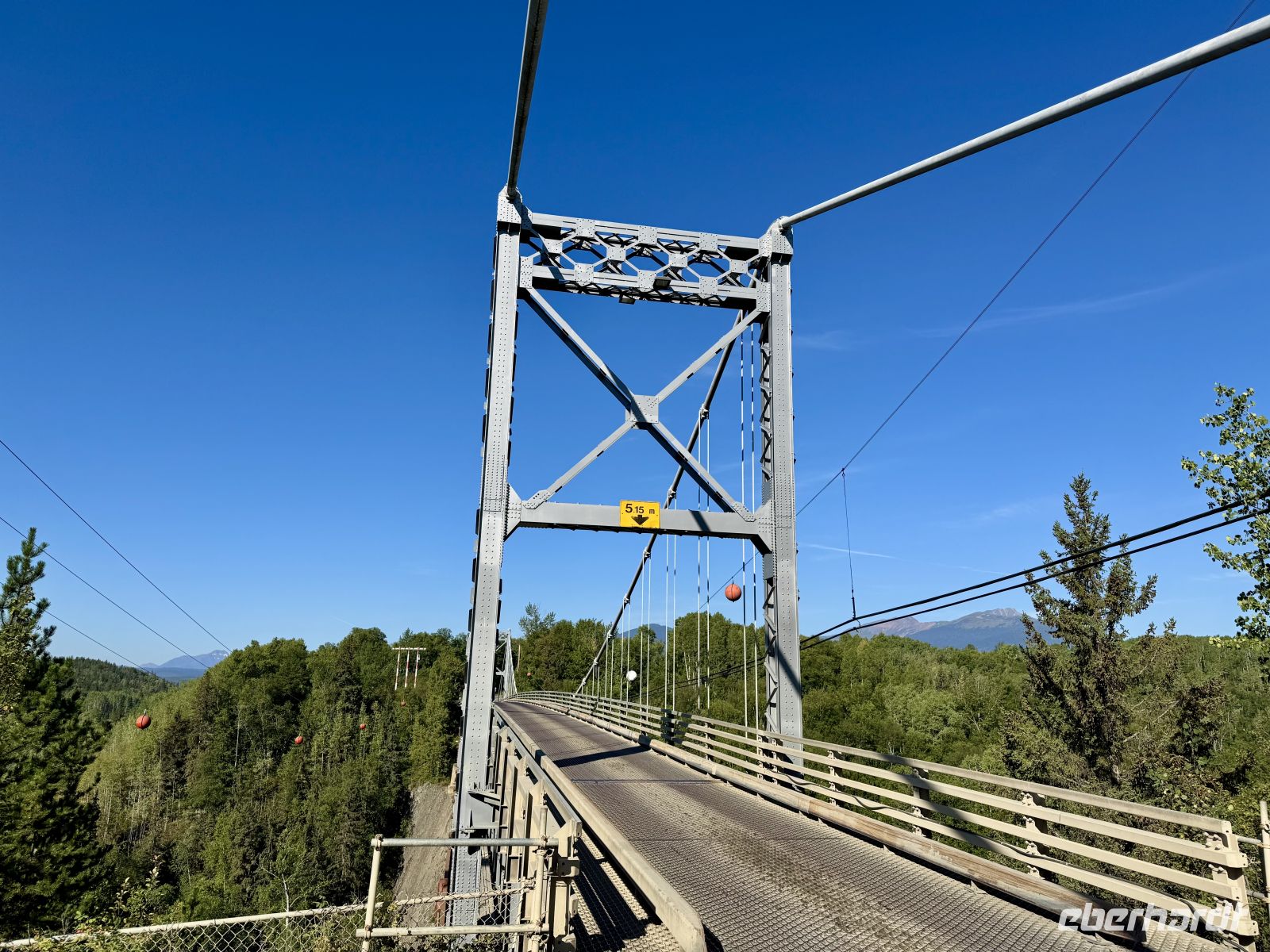 7. Tag – Smithers bis Stewart – Hängebrücke über den Hagwiglet Canyon