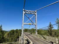 7. Tag – Smithers bis Stewart – Hängebrücke über den Hagwiglet Canyon