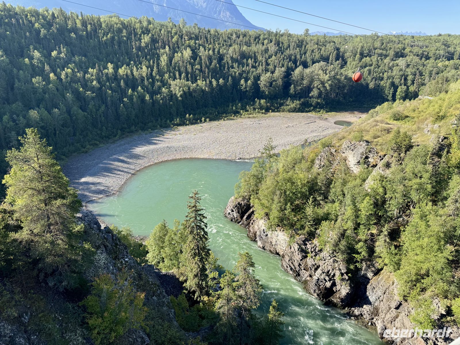 7. Tag – Smithers bis Stewart – Hängebrücke über den Hagwiglet Canyon
