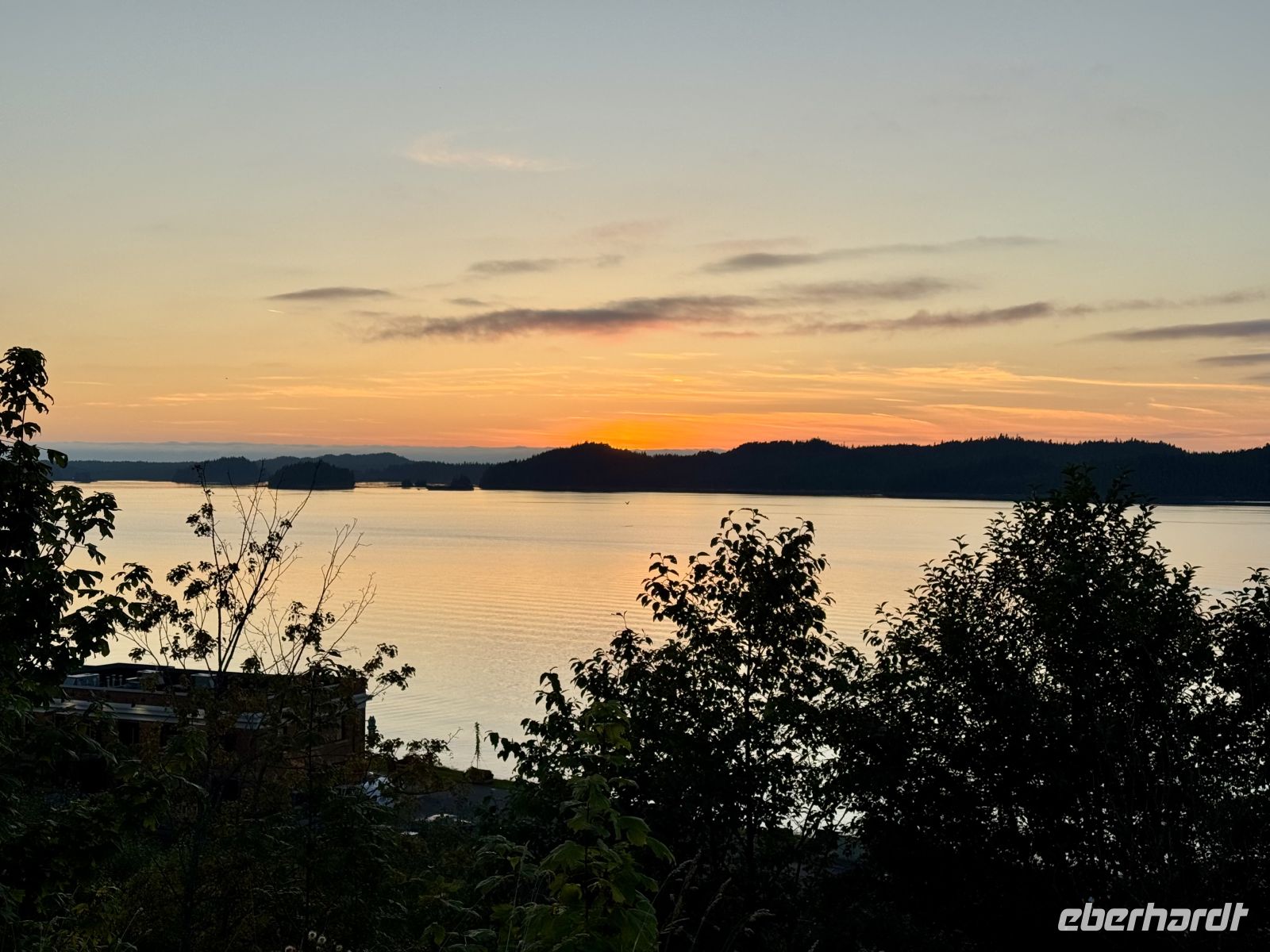 9. Tag – Stewart bis Prince Rupert – Sonnenuntergang über Prince Rupert