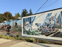 11. Tag – Port Hardy bis Victoria – Wandgemälde in Chemainus