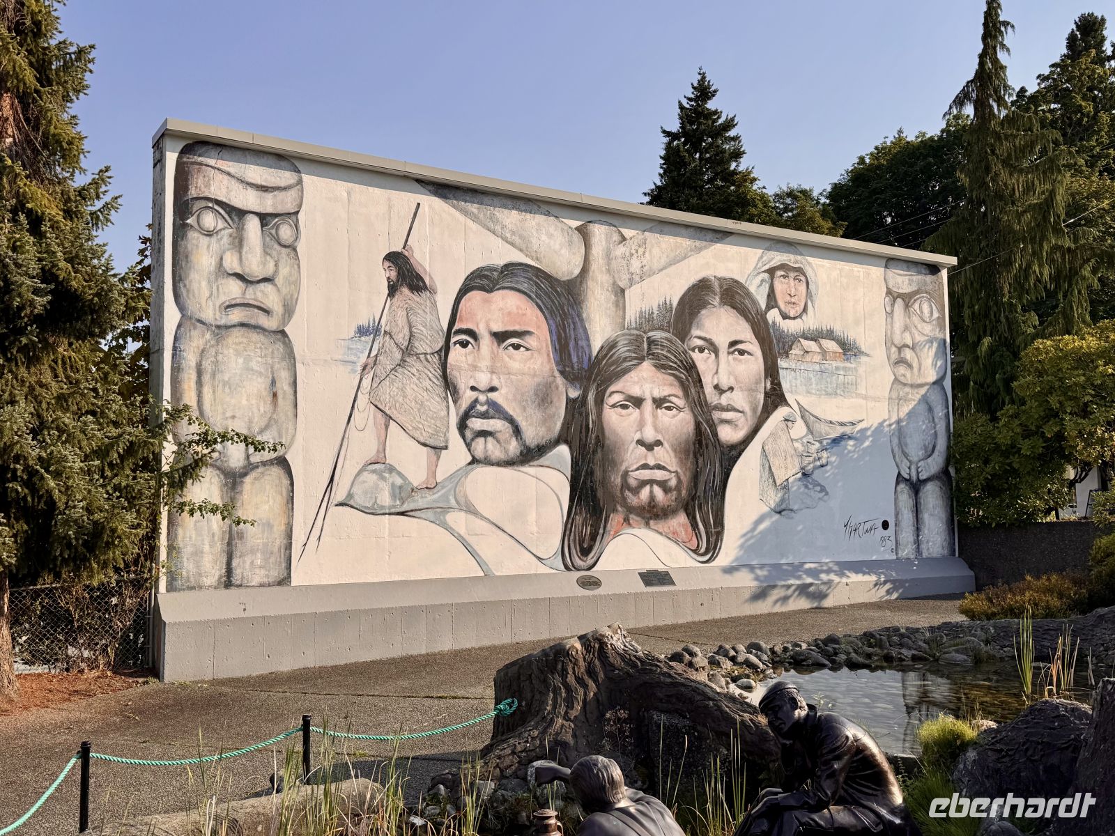 11. Tag – Port Hardy bis Victoria – Wandgemälde in Chemainus