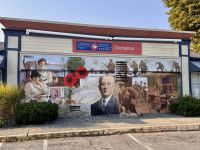 11. Tag – Port Hardy bis Victoria – Wandgemälde in Chemainus