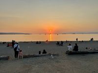 12. Tag – Victoria bis Vancouver – Sonnenuntergang an der English Bay in Vancouver