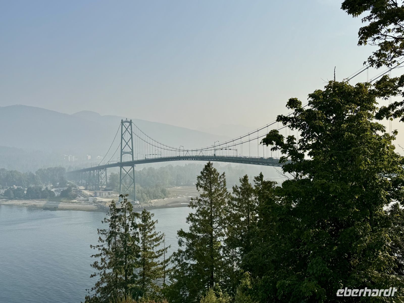 13. Tag – Stadtrundfahrt Vancouver – Lions Gate Bridge vom Prospect Point