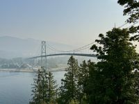 13. Tag – Stadtrundfahrt Vancouver – Lions Gate Bridge vom Prospect Point