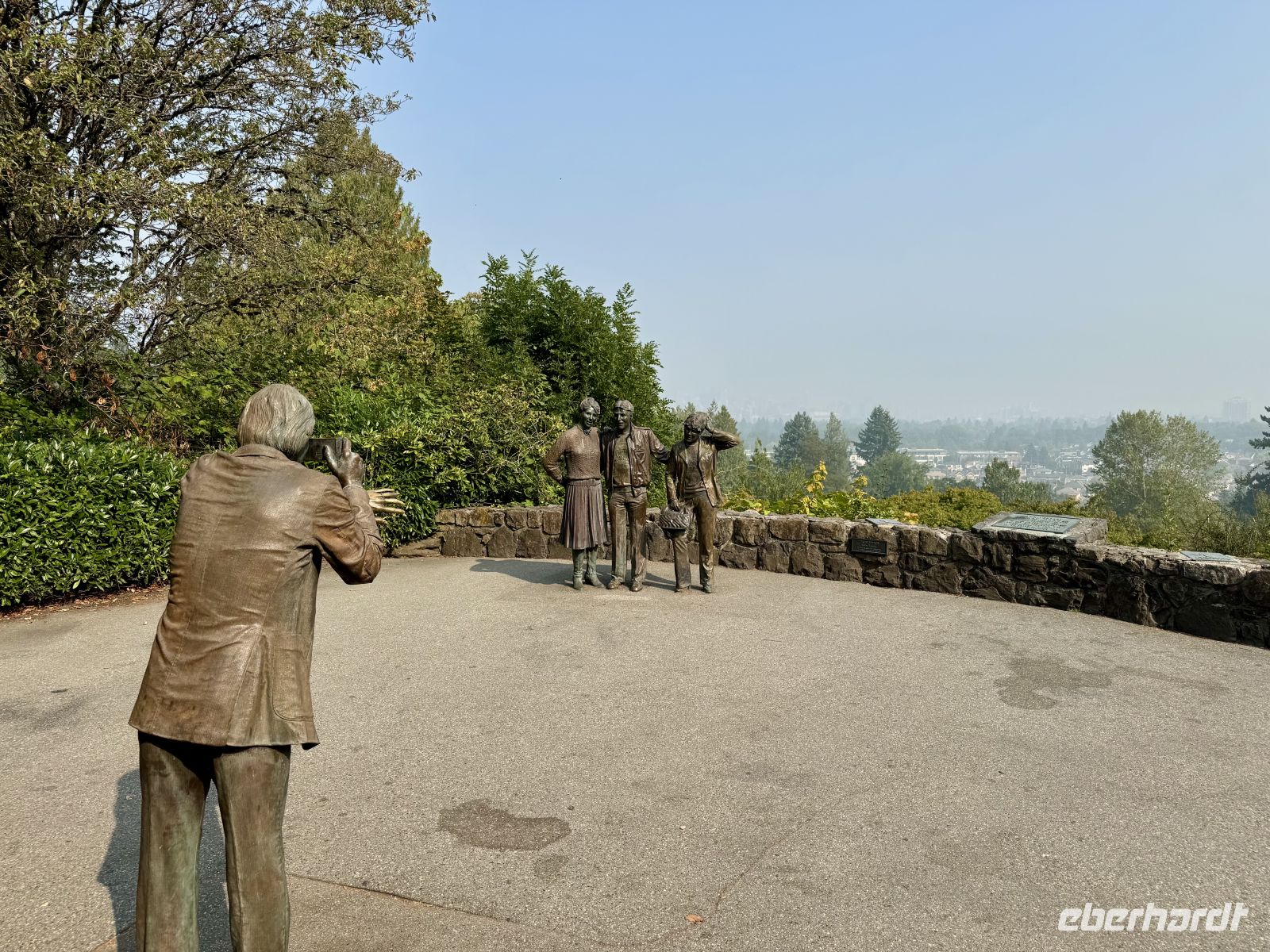 13. Tag – Stadtrundfahrt Vancouver – Blick vom Queen Elizabeth Park in Richtung Downtown